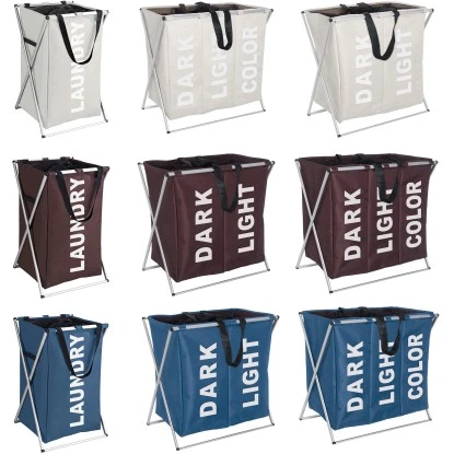 Wenko Wäschesammler & -korb Uno 52 L Grau 57 Cm X 35 Cm X 38 Cm – Bild 2