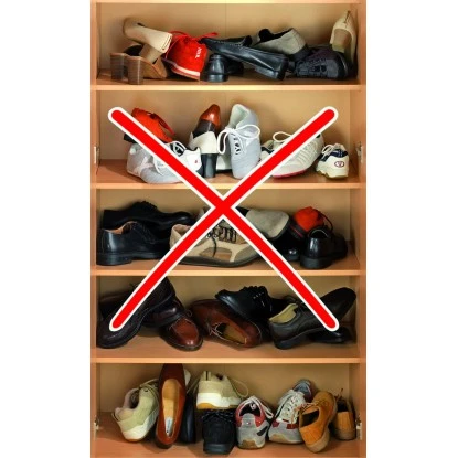 Wenko Schuhhalter Grau 8er Set 12 Cm X 26 Cm X 10 Cm – Bild 2