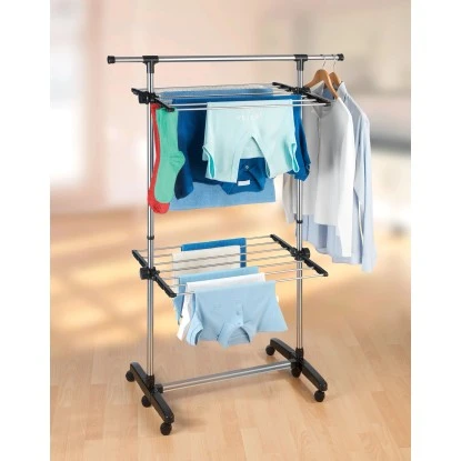 Wenko Platzspar-Wäschetrockner Silber – Bild 2