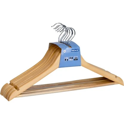 Wenko Formbügel Eco Braun 24er Set 23,5 Cm X 45 Cm X 1,2 Cm