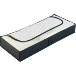 Wenko Unterbettkommode Deep Black 4er Set 107 Cm X 16 Cm X 46 Cm