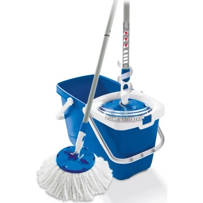 Leifheit Clean-Twist-Set Mop Blau – Bild 2