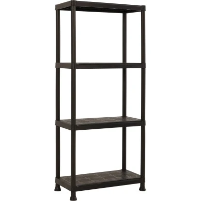 OBI Kunststoff-Steckregal XS-60 Schwarz 135 Cm X 60 Cm X 30 Cm