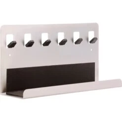 Siro Schlüsselleiste Mit Ablage 1996 Metall Nickel Matt Länge 300 Mm