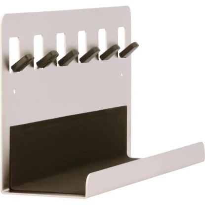 Siro Schlüsselleiste Mit Ablage 1996 Metall Nickel Matt Länge 300 Mm – Bild 3