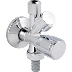 Schell Geräte-Kombi-Eckventil 13 Mm (1/2") Aus Messing-verchromt