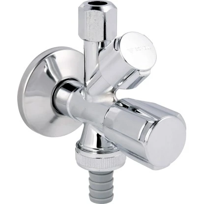 Schell Geräte-Kombi-Eckventil 13 Mm (1/2") Aus Messing-verchromt