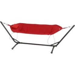 Siena Garden HĂ€ngematte Panama Stahl 305 Cm X 105 Cm X 104 Cm Rot