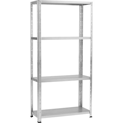 Metall-Steckregal Verzinkt 150 Cm X 75 Cm X 30 Cm