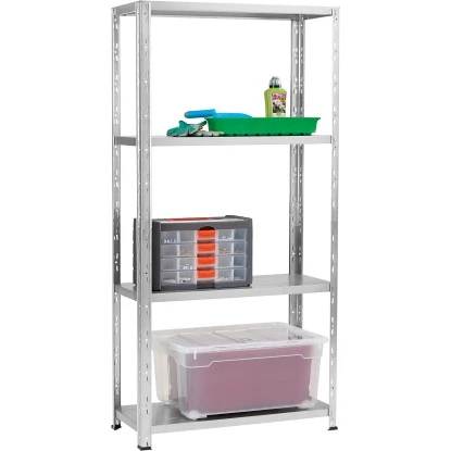 Metall-Steckregal Verzinkt 150 Cm X 75 Cm X 30 Cm – Bild 2