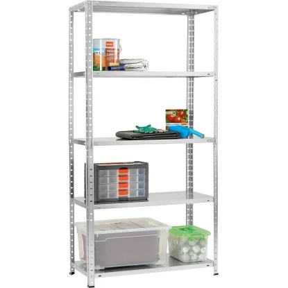 OBI Metall-Schraubregal Verzinkt 180 X 90 X 40 Cm – Bild 2