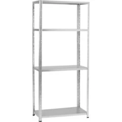 Metall-Steckregal ST 80/60 Verzinkt 180 Cm X 80 Cm X 40 Cm