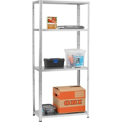 Metall-Steckregal ST 80/60 Verzinkt 180 Cm X 80 Cm X 40 Cm – Bild 2