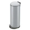 Hailo Tret-Mülleimer Trento Topdesign 26 L Silber