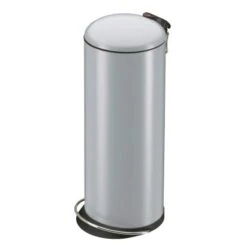 Hailo Tret-Mülleimer Trento Topdesign 26 L Silber