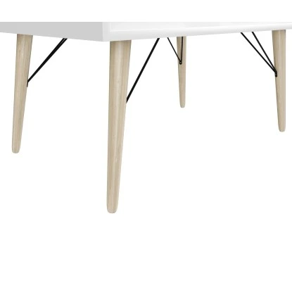 Aurlane Waschtischunterschrank 80 Cm Fjord Eiche-Weiß – Bild 4