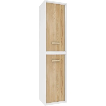 Aurlane Badschrank 35 Cm Fjord Eiche-Weiß
