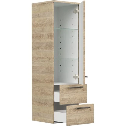 Posseik Badmöbel-Set Aurelion XL Eiche Hell Seidenglanz 4-teilig – Bild 7