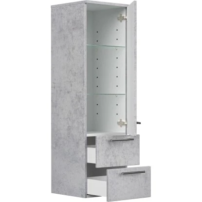 Posseik Badmöbel-Set Homeline 100 Cm Beton 6-teilig – Bild 9