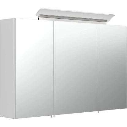 Posseik Badmöbel-Set Livono 100 CmWeiß Hochglanz 5-teilig – Bild 6