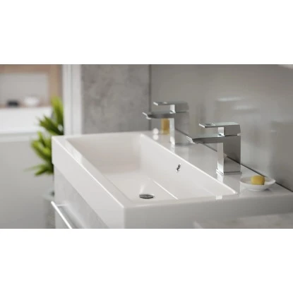 Posseik Badmöbel-Set Livono 100 Cm Beton 5-teilig – Bild 11