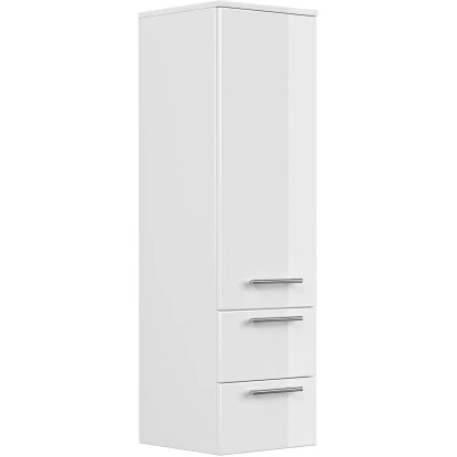 Posseik Badmöbel-Set Luna 100 Cm Weiß Hochglanz 4-teilig – Bild 6