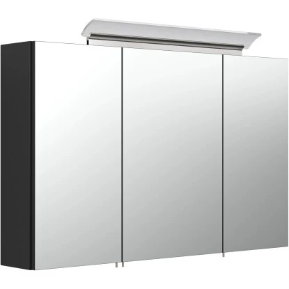 Posseik Badmöbel-Set Luna 100 Cm Anthrazit Seidenglanz 4-teilig – Bild 8