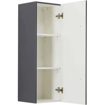 Posseik Badmöbel-Set Pro 100 Cm Anthrazit Seidenglanz 4-teilig – Bild 3