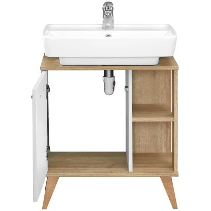 Pelipal Badmöbel-Set Quickset 923 Weiß/Riviera 60,5 Cm Mit Spiegelschrank – Bild 4