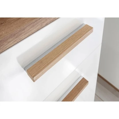 Pelipal Badmöbel-Set Quickset 923 Weiß/Riviera Mit Spiegel 172 Cm 6-teilig – Bild 2