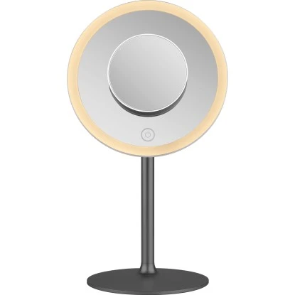 Baliv LED Kosmetik Standspiegel Schwarz – Bild 4