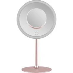 Baliv LED Kosmetik Standspiegel Rosé Gold