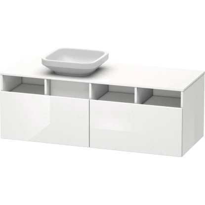 Duravit Waschbeckenunterbau 140 Cm DuraStyle Wandhängend Graphit Matt – Bild 2