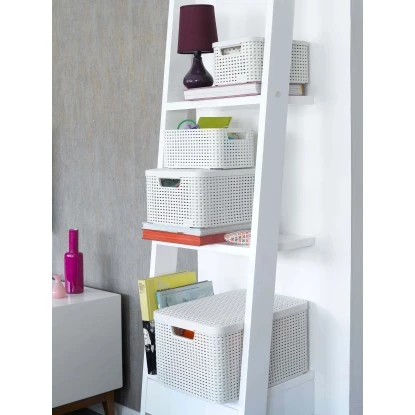 Best Freizeitmöbel Aufbewahrungsboxen Curver Style 3-er Set Creme M Mit Deckel – Bild 10