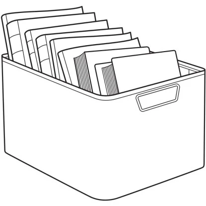 Best Freizeitmöbel Aufbewahrungsboxen Curver Style 3-er Set Dunkelbraun M – Bild 4