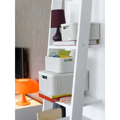 Best Freizeitmöbel Aufbewahrungsboxen Curver Style 3-er Set Creme S + M + L – Bild 6