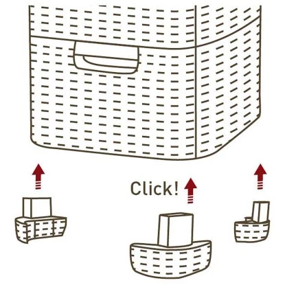 Best Freizeitmöbel Schubladenturm Curver Style Creme 3 X 14 L – Bild 2