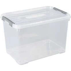 Best Freizeitmöbel Aufbewahrungsboxen Curver Handy+ 3-er Set Transparent 65 L