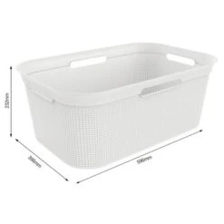 Rotho Wäschekorb Brisen 41 L Weiß