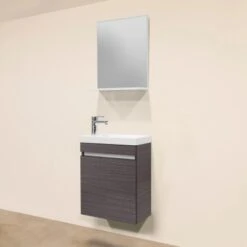 Sanotechnik Badmöbel-Set 48 Cm Nora Anthrazit