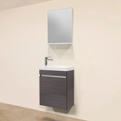 Sanotechnik Badmöbel-Set 48 Cm Nora Anthrazit