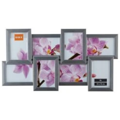 Multi-Bilderrahmen Für 8 Bilder Silber