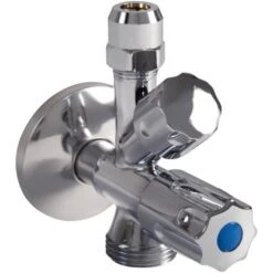 Geräte-Kombi-Eckventil Mit Rückflussverhinderer 20,95 Mm (G 1/2) X ø 10 Mm