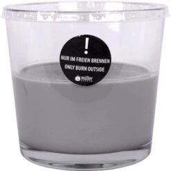 Kerzenglas Finca XXL Outdoor Hellgrau 17 Cm X 17 Cm X 16 Cm