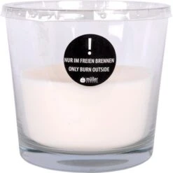 Kerzenglas Finca XXL Naturweiß Outdoor 17 Cm X 17 Cm X 16 Cm