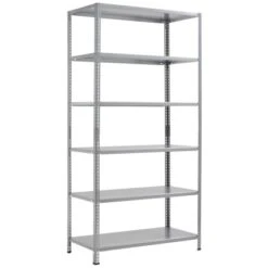 Metall-Schraubregal SR 100/65 Verzinkt 200 Cm X 100 Cm X 50 Cm