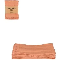Mica Decorations Villia Placemat Terra 4 Stück 48 Cm X 33 Cm