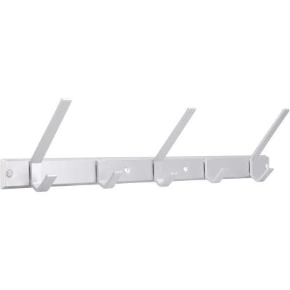 Siro Hakenleiste 1674 Metall Aluminium Matt Länge 550 Mm 5 Haken