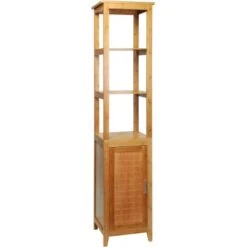 Eisl Bambus Hochschrank Mit 3 Fächern