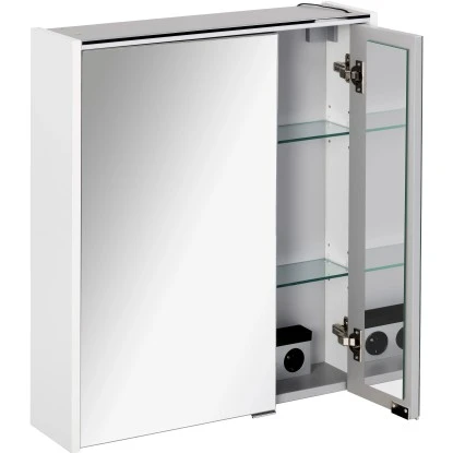 Fackelmann Spiegelschrank 60 Cm Denver Weiß – Bild 2